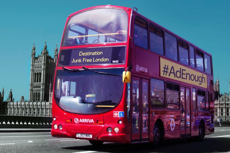 Picture of red double decker bus